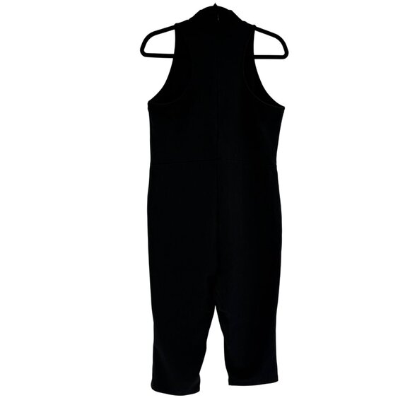 Wild Fable ButterBliss Black High-Neck Sleeveless Biker Romper XL - Picture 3 of 10